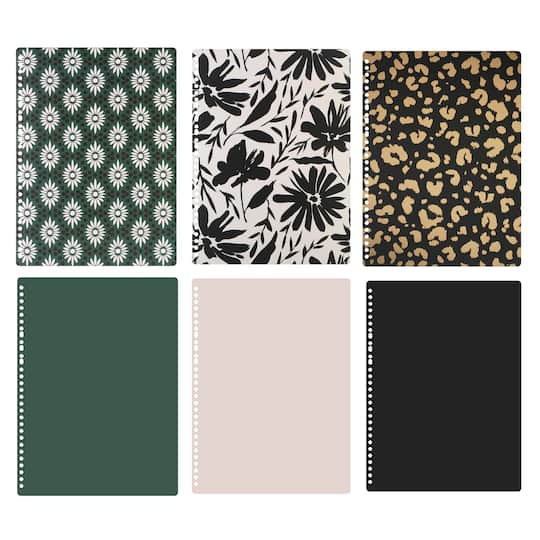 A4 Planner Floral & Leopard Cover Sets, 3ct. by Recollections™